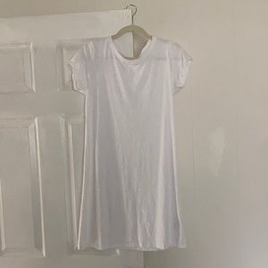 White tshirt dress